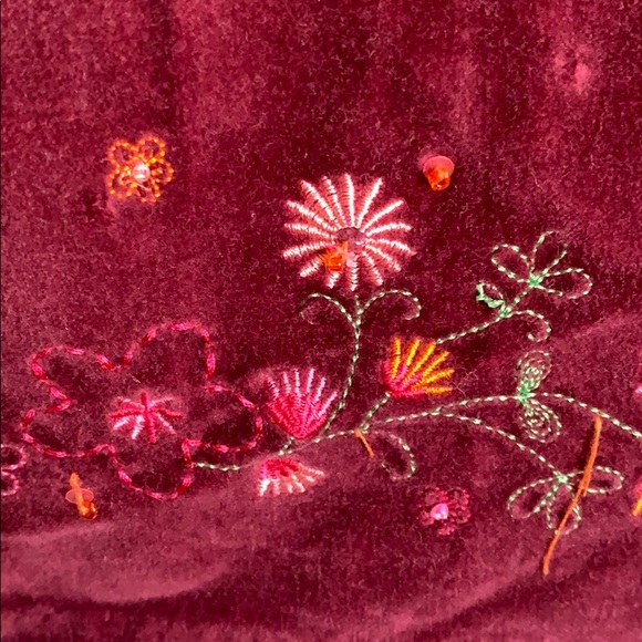 Velvet dress for girls - Picture 3 of 3